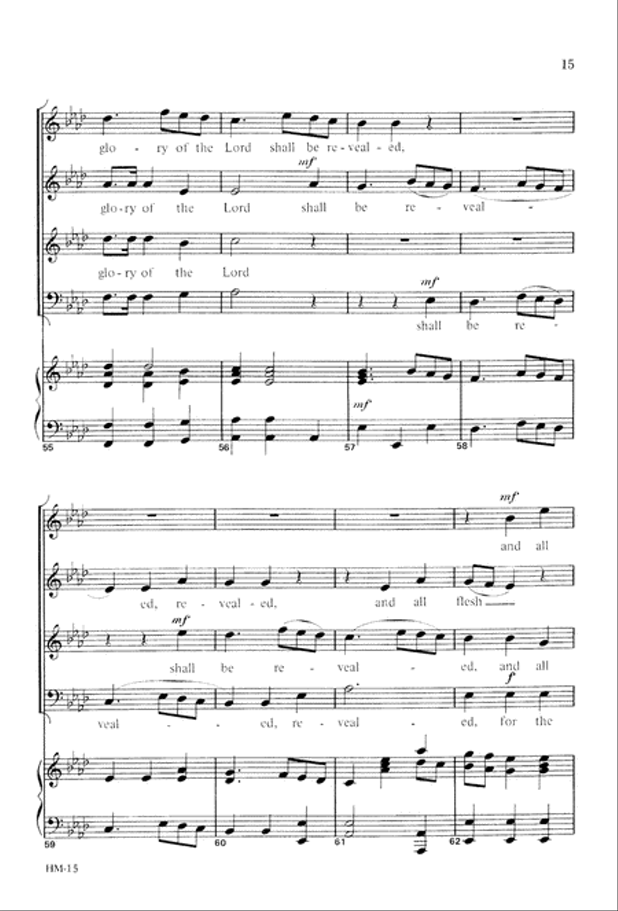 Handel's Messiah: Christmas Choruses and Solos (Digital Download) 4-Part scores gallery preview page 17
