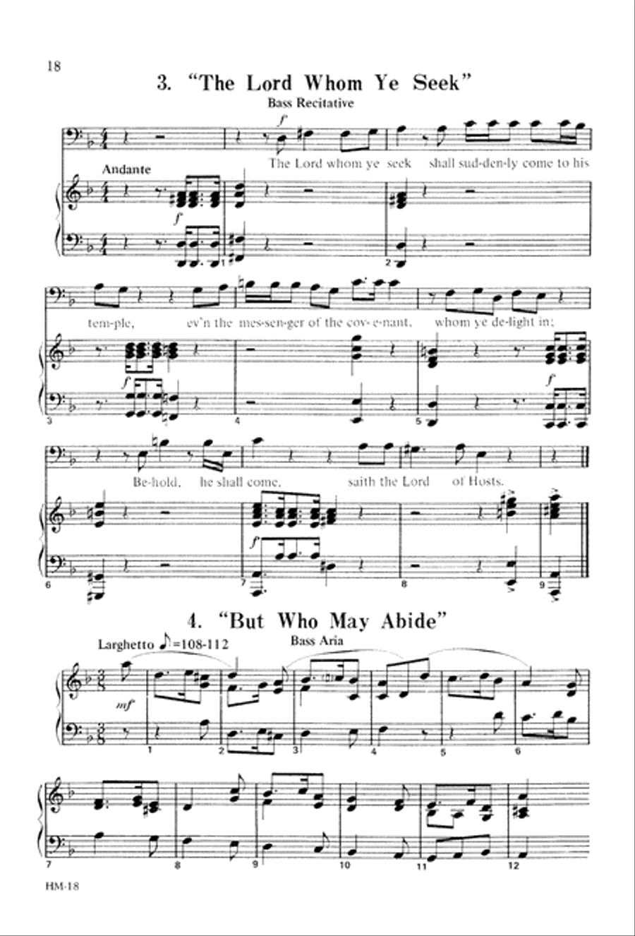 Handel's Messiah: Christmas Choruses and Solos (Digital Download) 4-Part scores gallery preview page 20