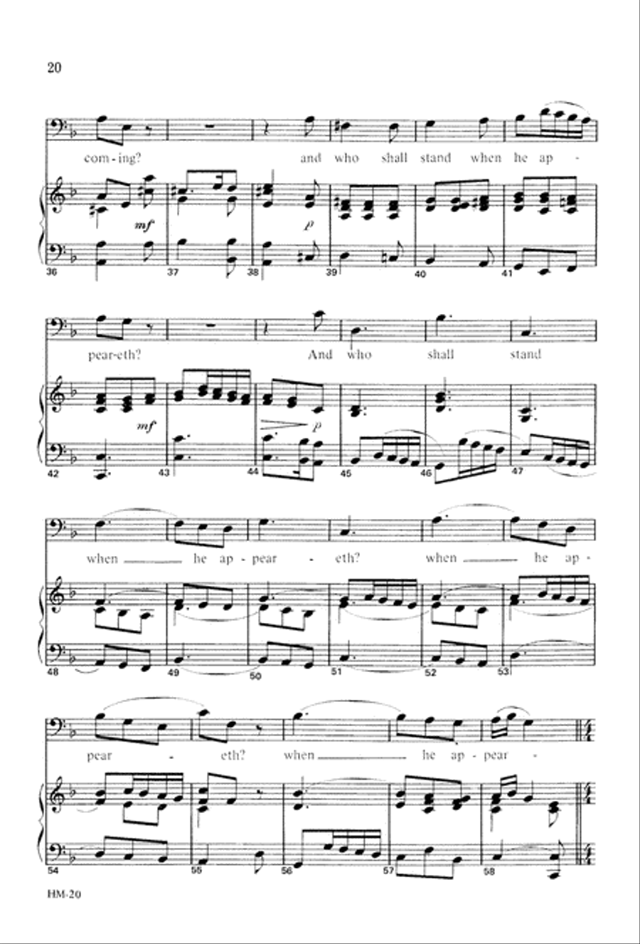Handel's Messiah: Christmas Choruses and Solos (Digital Download) 4-Part scores gallery preview page 22