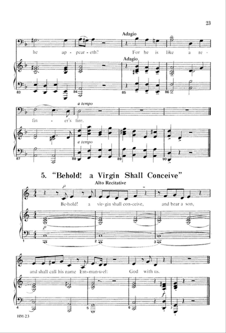 Handel's Messiah: Christmas Choruses and Solos (Digital Download) 4-Part scores gallery preview page 25
