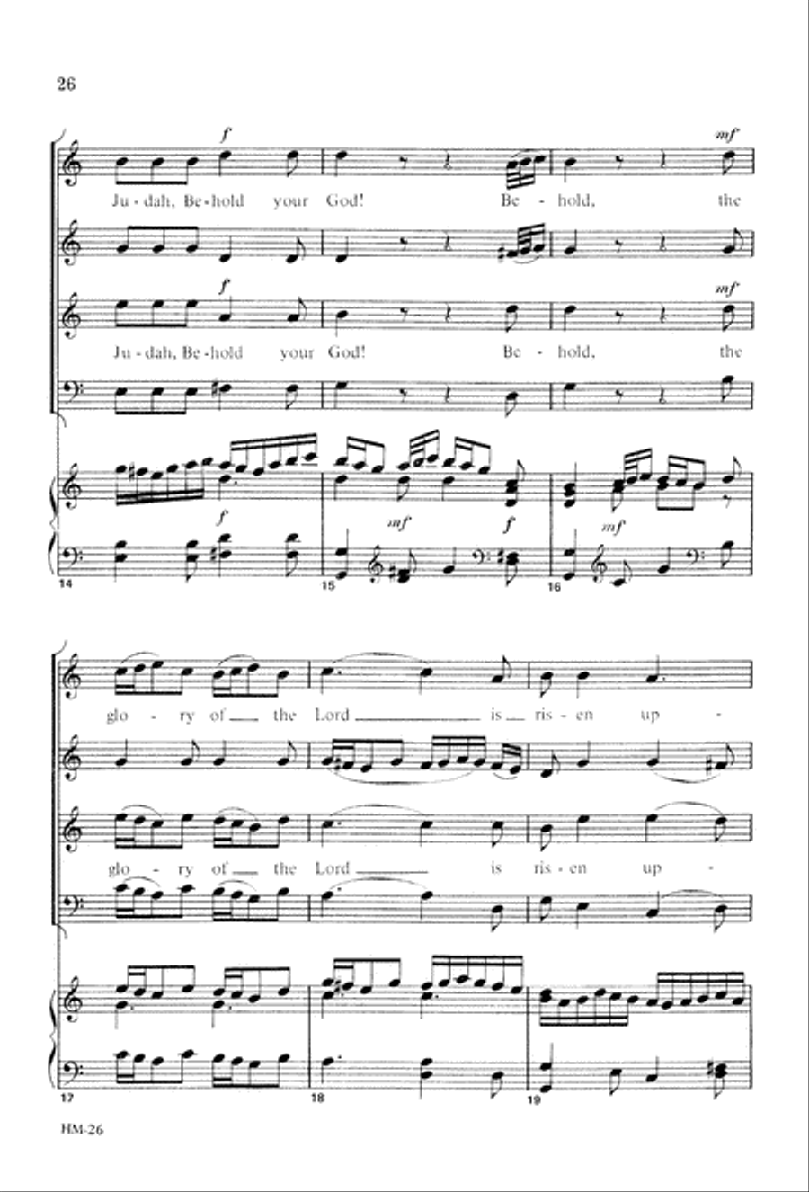 Handel's Messiah: Christmas Choruses and Solos (Digital Download) 4-Part scores gallery preview page 28