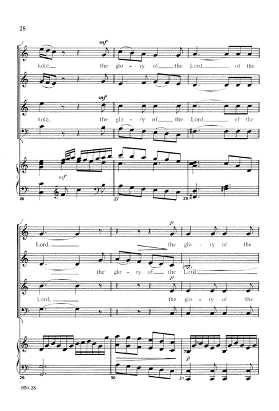 Handel's Messiah: Christmas Choruses and Solos (Digital Download) 4-Part scores gallery preview page 30