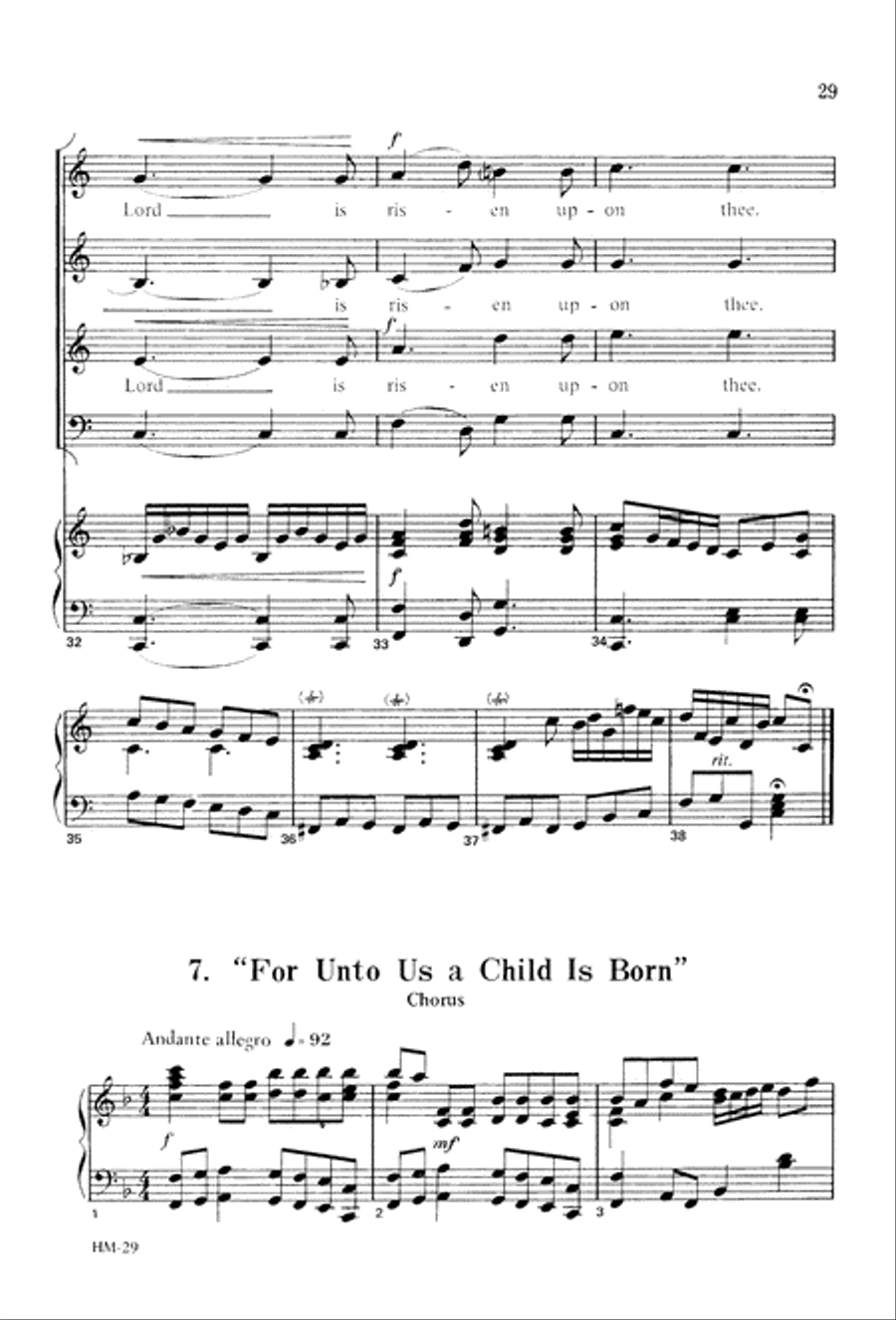 Handel's Messiah: Christmas Choruses and Solos (Digital Download) 4-Part scores gallery preview page 31