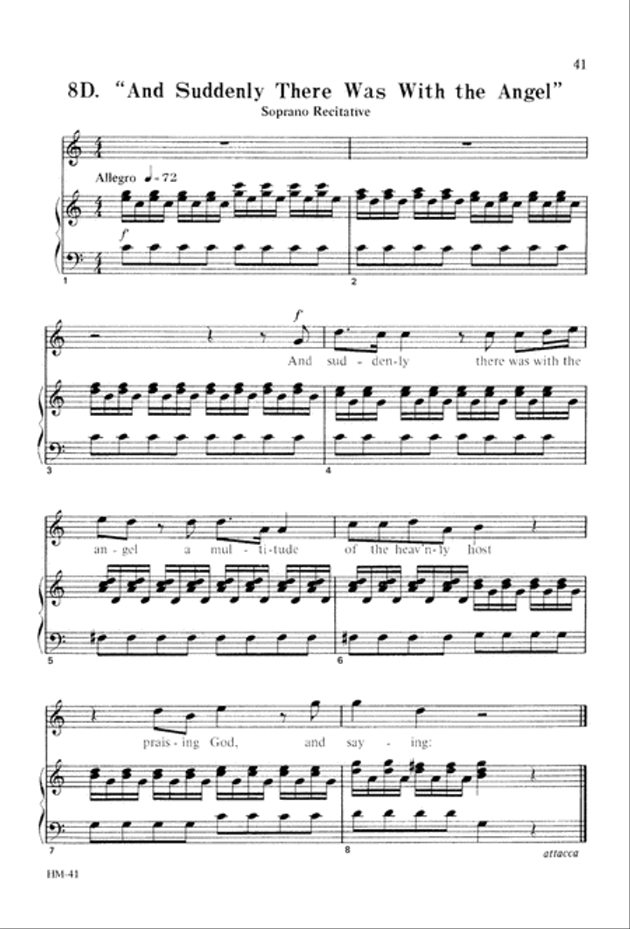 Handel's Messiah: Christmas Choruses and Solos (Digital Download) 4-Part scores gallery preview page 43