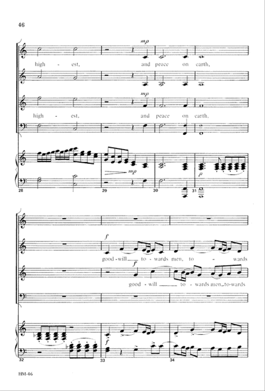 Handel's Messiah: Christmas Choruses and Solos (Digital Download) 4-Part scores gallery preview page 48