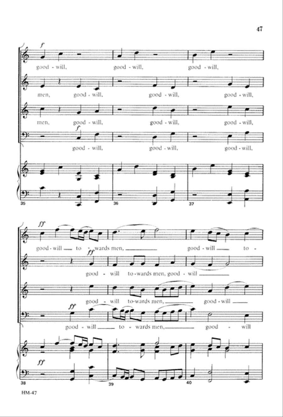 Handel's Messiah: Christmas Choruses and Solos (Digital Download) 4-Part scores gallery preview page 49