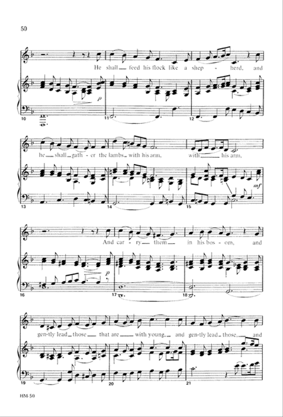 Handel's Messiah: Christmas Choruses and Solos (Digital Download) 4-Part scores gallery preview page 52