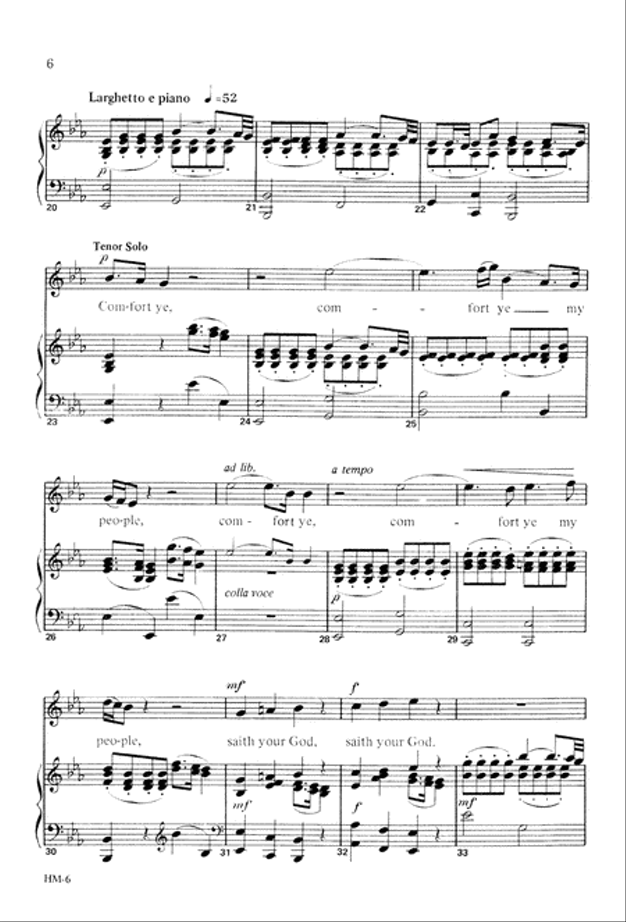 Handel's Messiah: Christmas Choruses and Solos (Digital Download) 4-Part scores gallery preview page 8