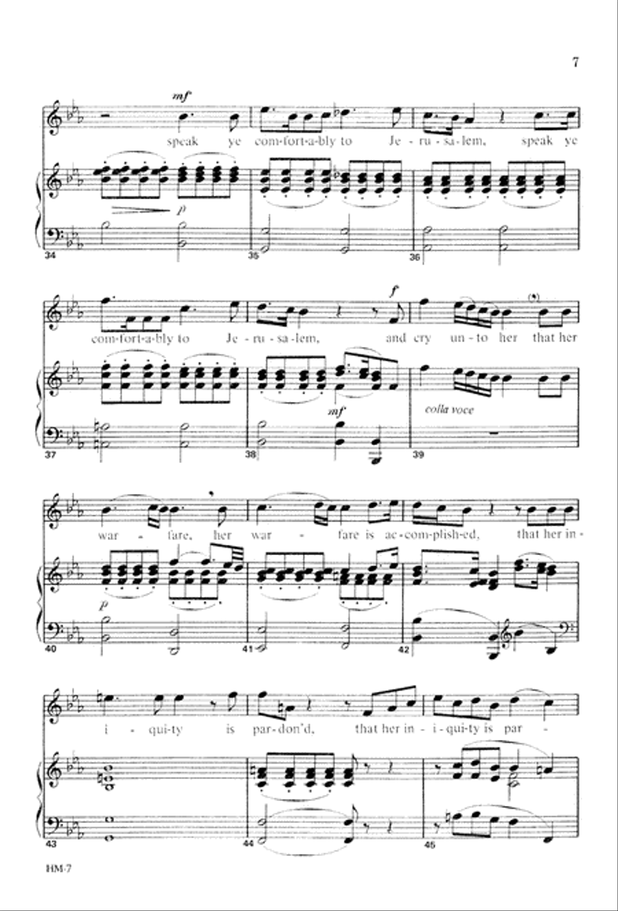Handel's Messiah: Christmas Choruses and Solos (Digital Download) 4-Part scores gallery preview page 9