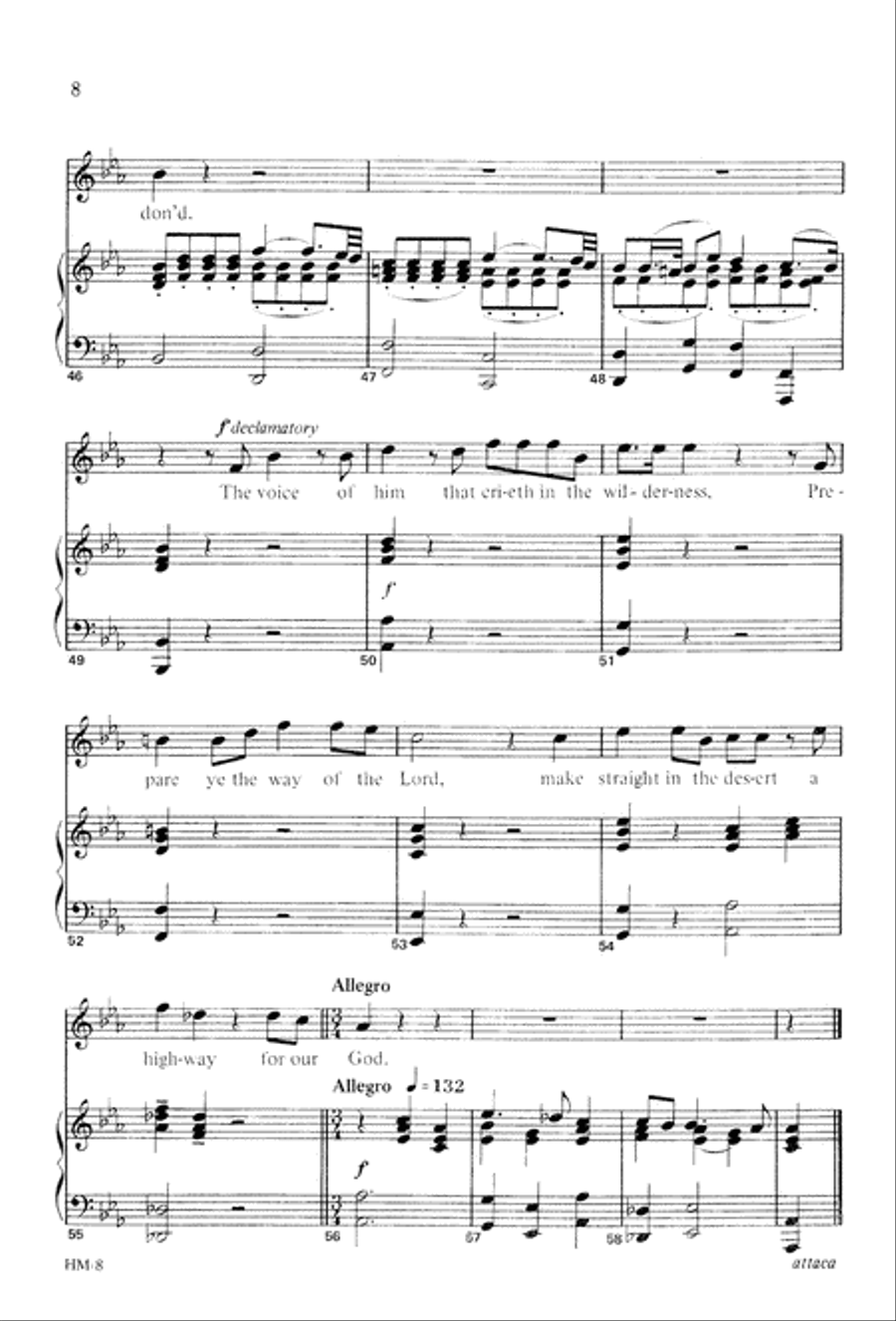Handel's Messiah: Christmas Choruses and Solos (Digital Download) 4-Part scores gallery preview page 10