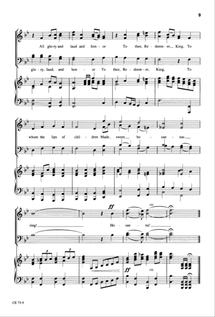 Thy Will Be Done (Digital Download) 4-Part scores gallery preview page 10