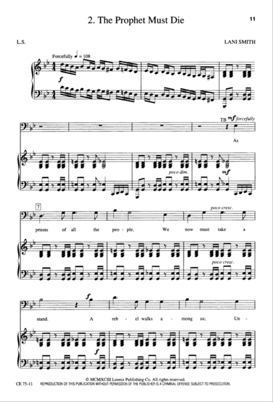 Thy Will Be Done (Digital Download) 4-Part scores gallery preview page 12