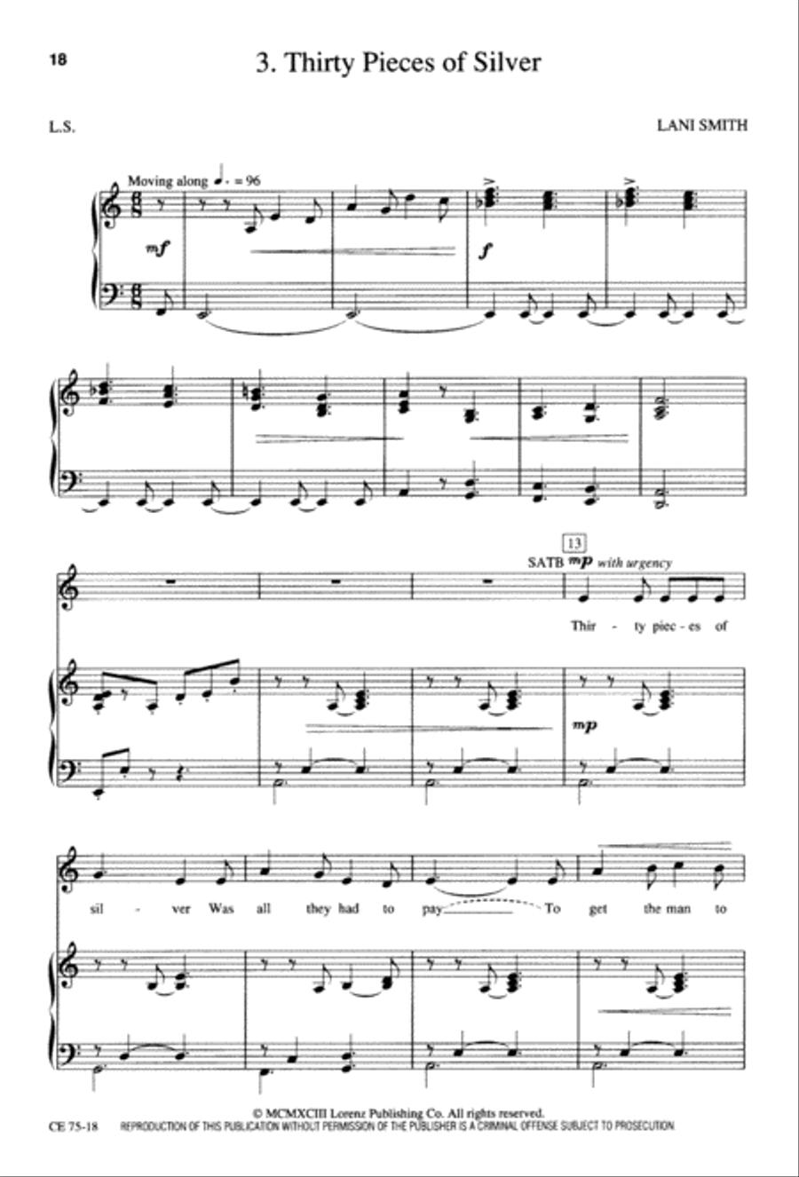 Thy Will Be Done (Digital Download) 4-Part scores gallery preview page 19
