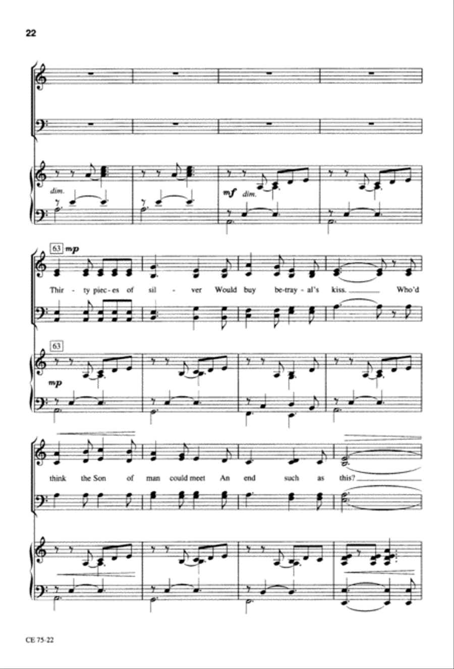 Thy Will Be Done (Digital Download) 4-Part scores gallery preview page 23