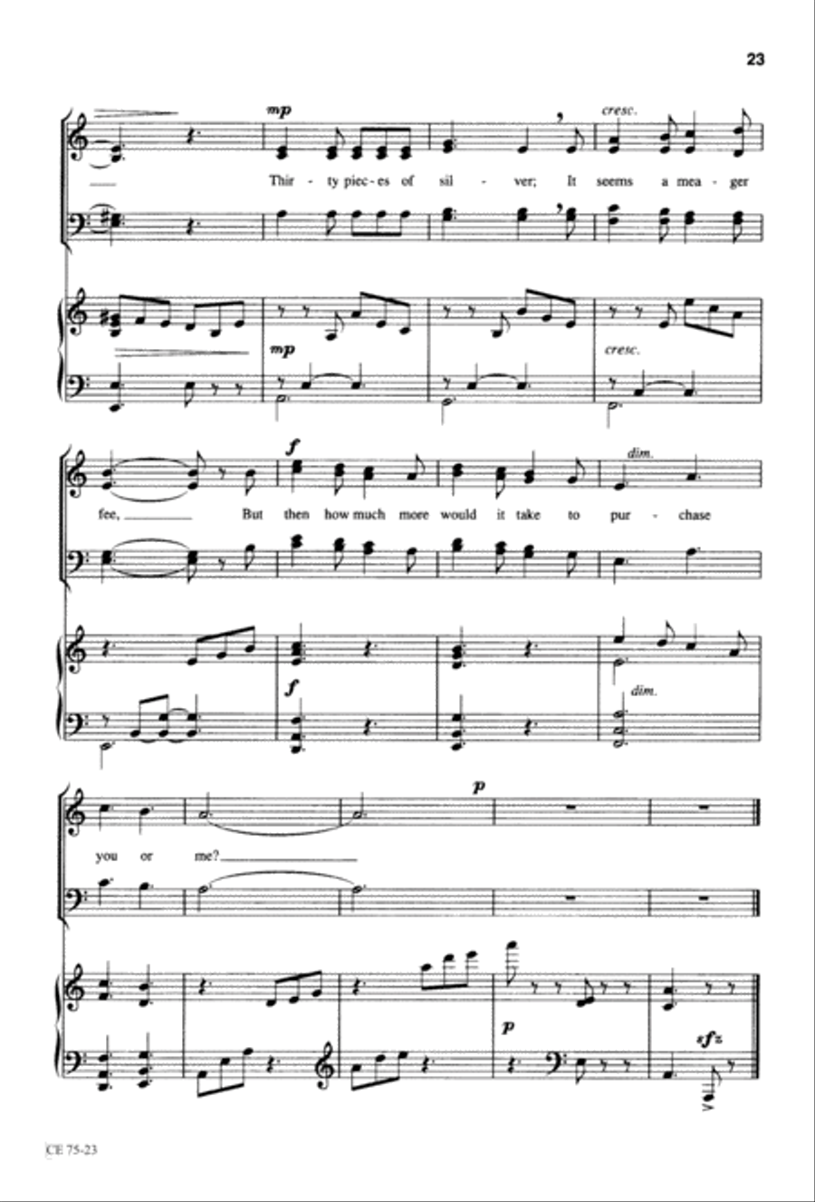 Thy Will Be Done (Digital Download) 4-Part scores gallery preview page 24