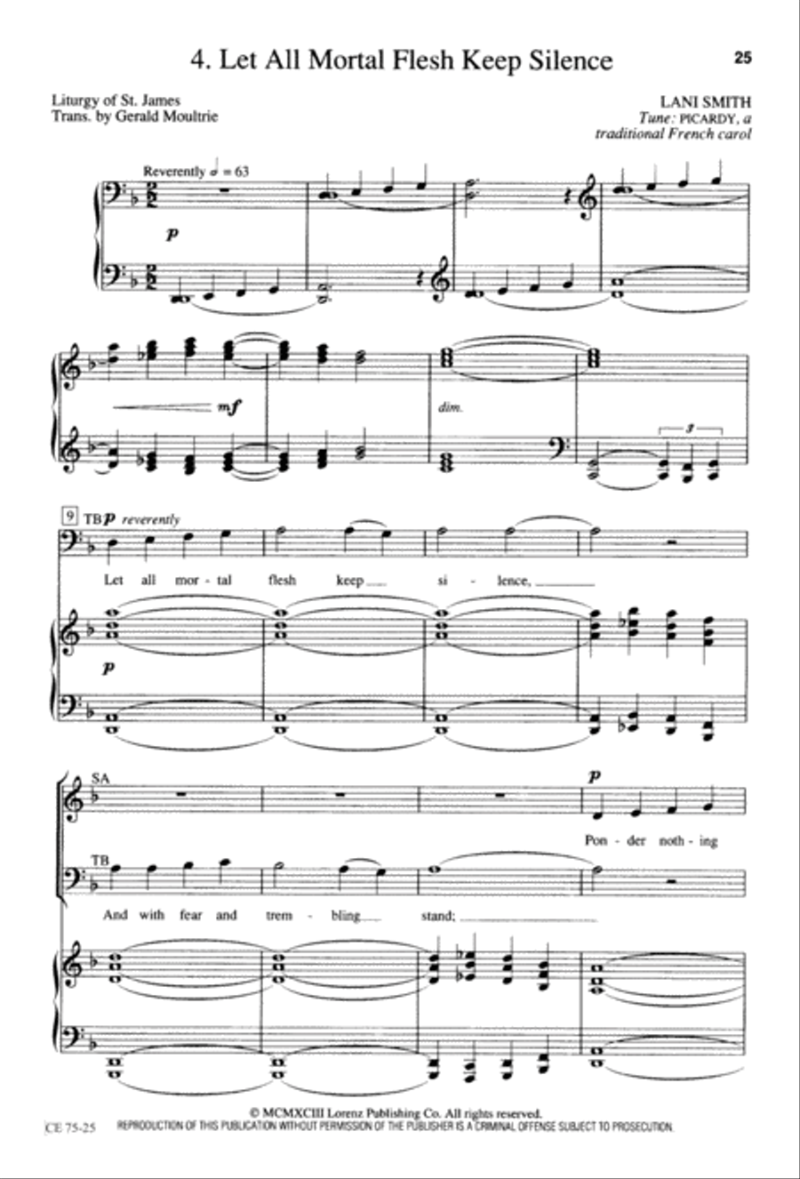 Thy Will Be Done (Digital Download) 4-Part scores gallery preview page 26