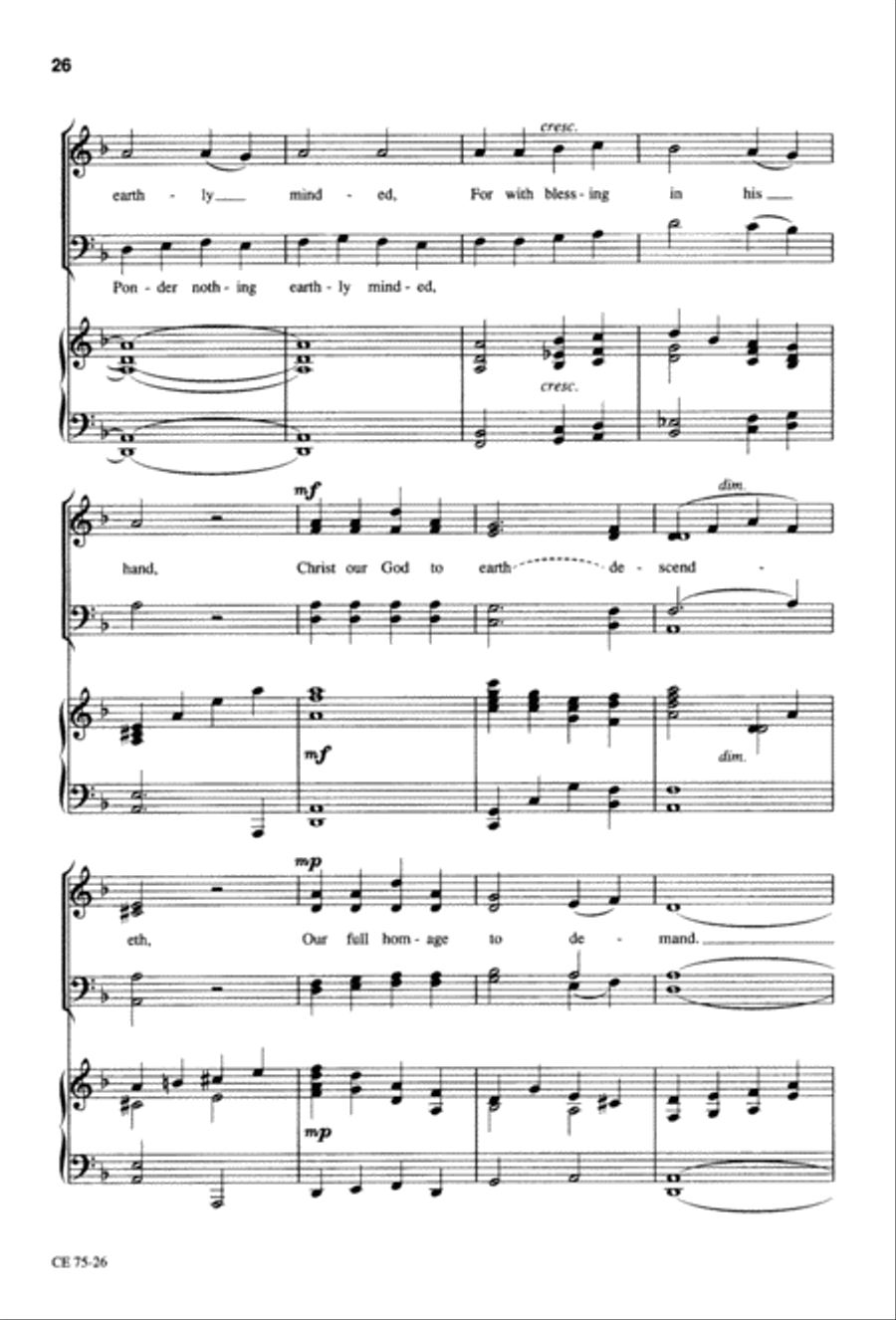 Thy Will Be Done (Digital Download) 4-Part scores gallery preview page 27
