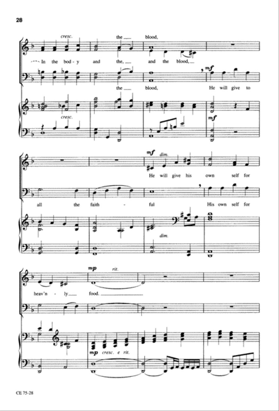 Thy Will Be Done (Digital Download) 4-Part scores gallery preview page 29