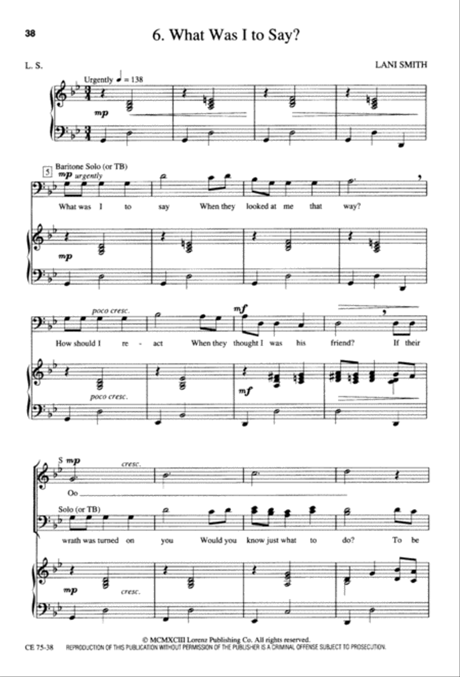 Thy Will Be Done (Digital Download) 4-Part scores gallery preview page 39