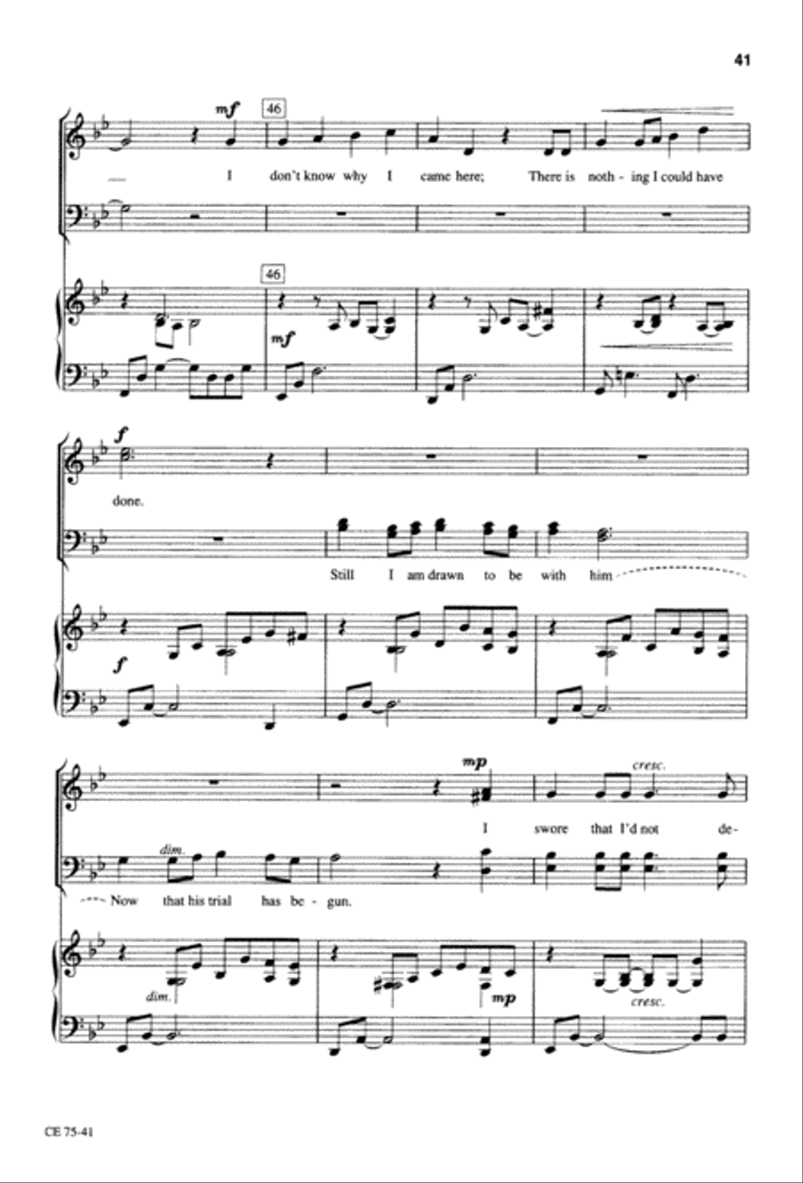 Thy Will Be Done (Digital Download) 4-Part scores gallery preview page 42