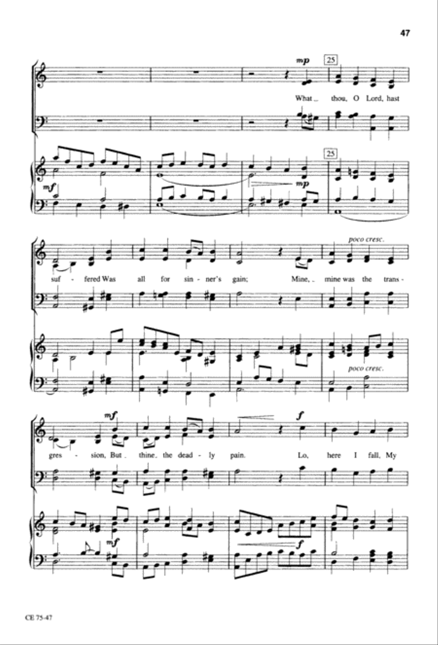 Thy Will Be Done (Digital Download) 4-Part scores gallery preview page 48