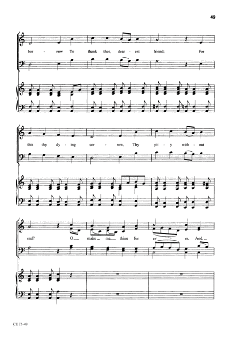 Thy Will Be Done (Digital Download) 4-Part scores gallery preview page 50