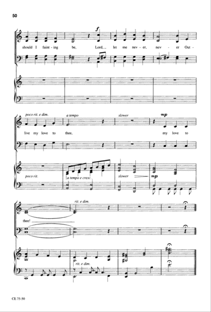 Thy Will Be Done (Digital Download) 4-Part scores gallery preview page 51