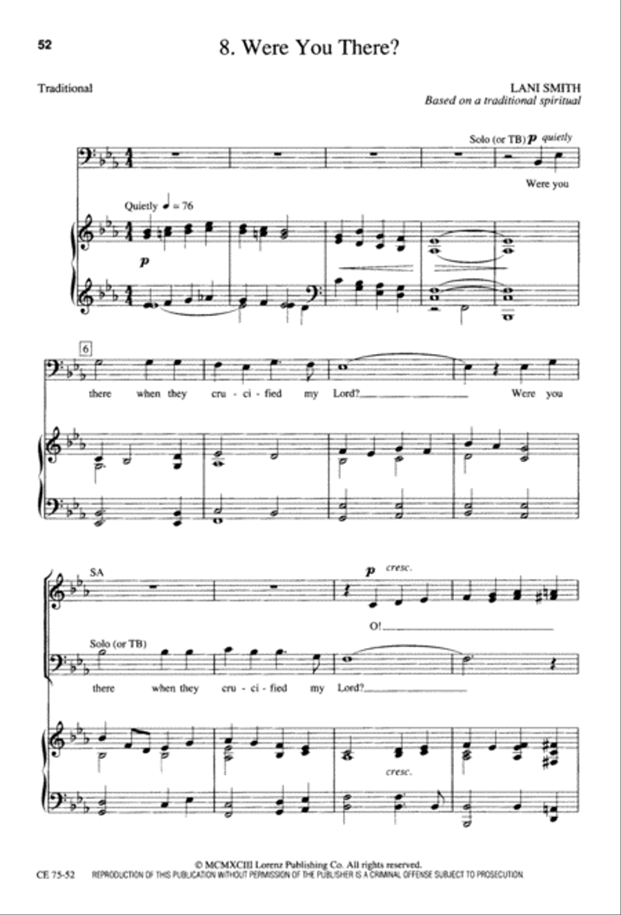 Thy Will Be Done (Digital Download) 4-Part scores gallery preview page 53