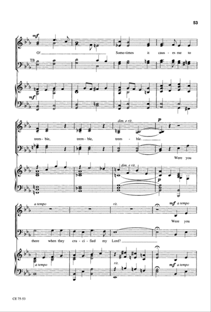 Thy Will Be Done (Digital Download) 4-Part scores gallery preview page 54