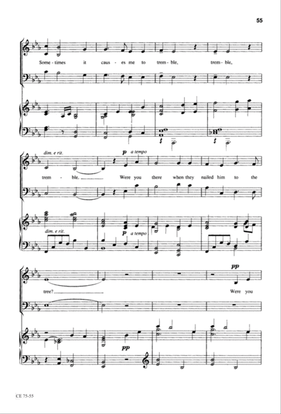 Thy Will Be Done (Digital Download) 4-Part scores gallery preview page 56