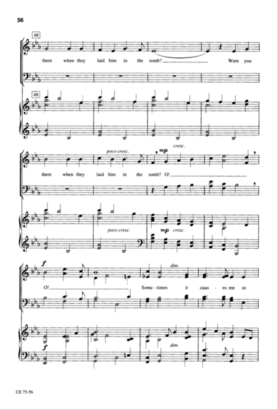 Thy Will Be Done (Digital Download) 4-Part scores gallery preview page 57