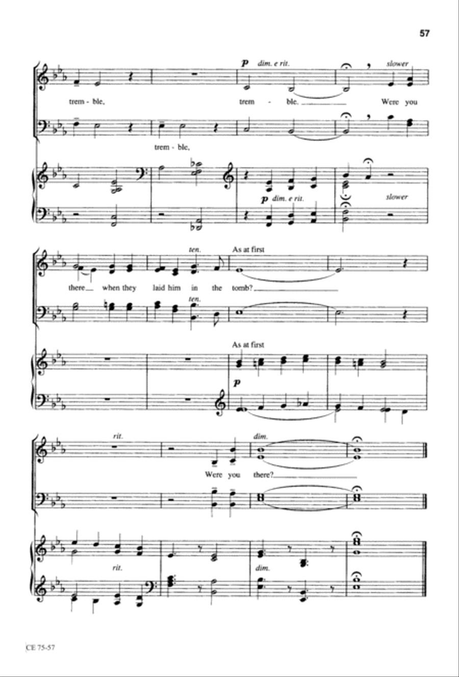 Thy Will Be Done (Digital Download) 4-Part scores gallery preview page 58