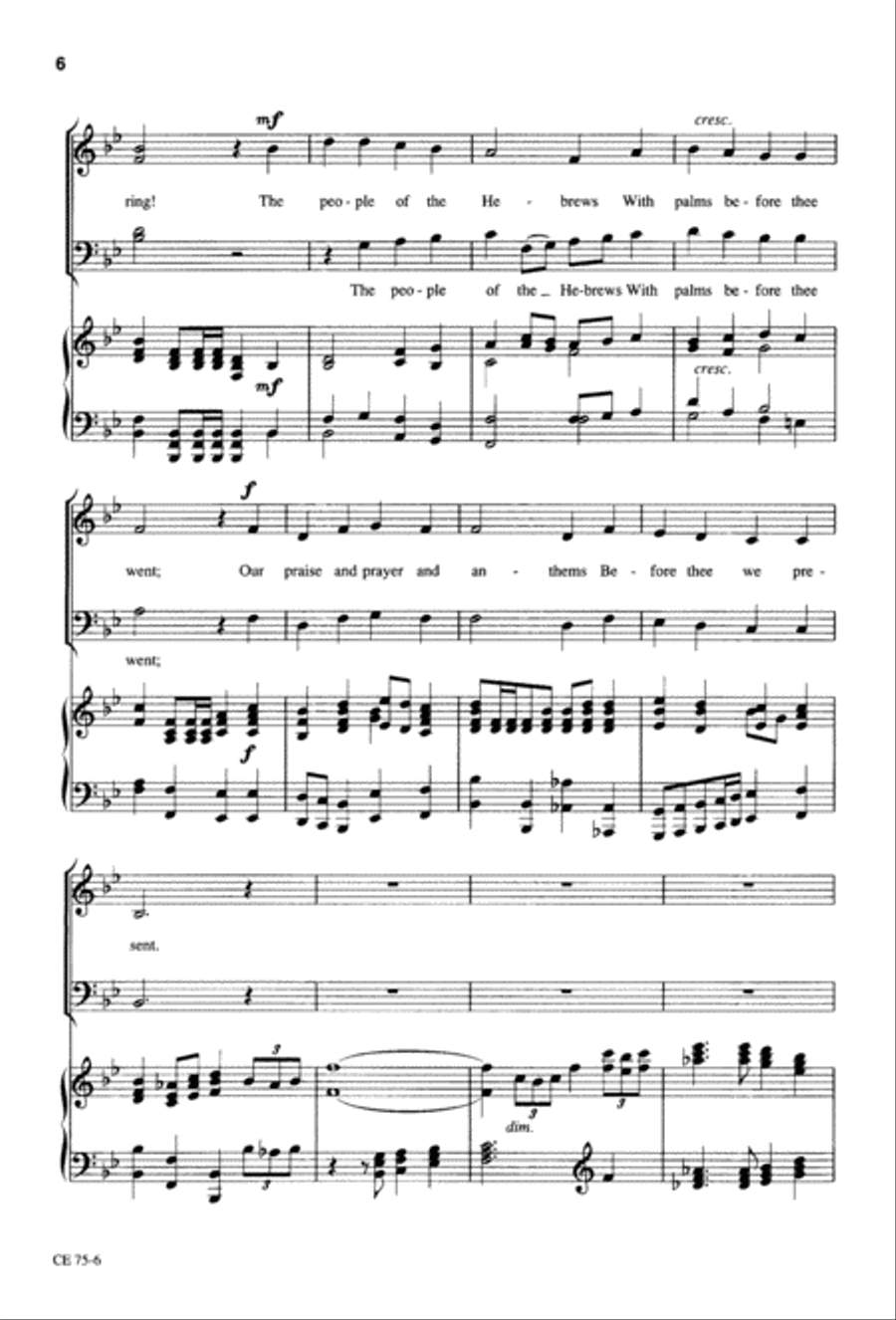 Thy Will Be Done (Digital Download) 4-Part scores gallery preview page 7