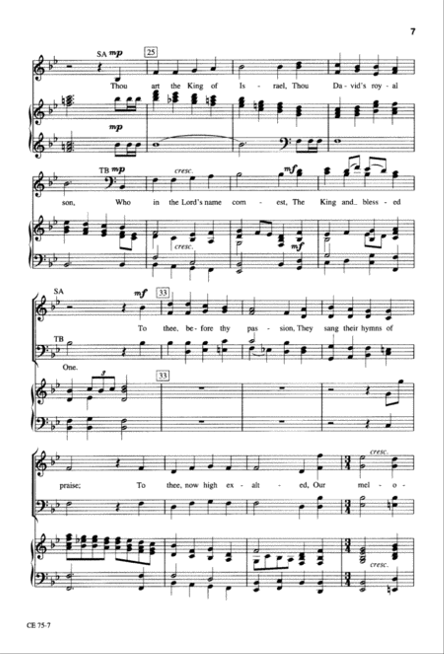 Thy Will Be Done (Digital Download) 4-Part scores gallery preview page 8