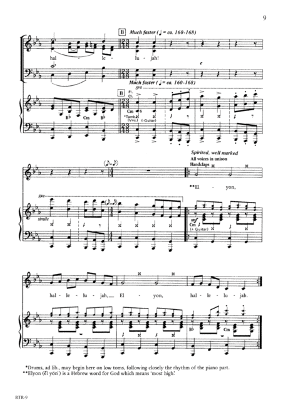A Reason to Rejoice (Digital Download) 4-Part scores gallery preview page 11