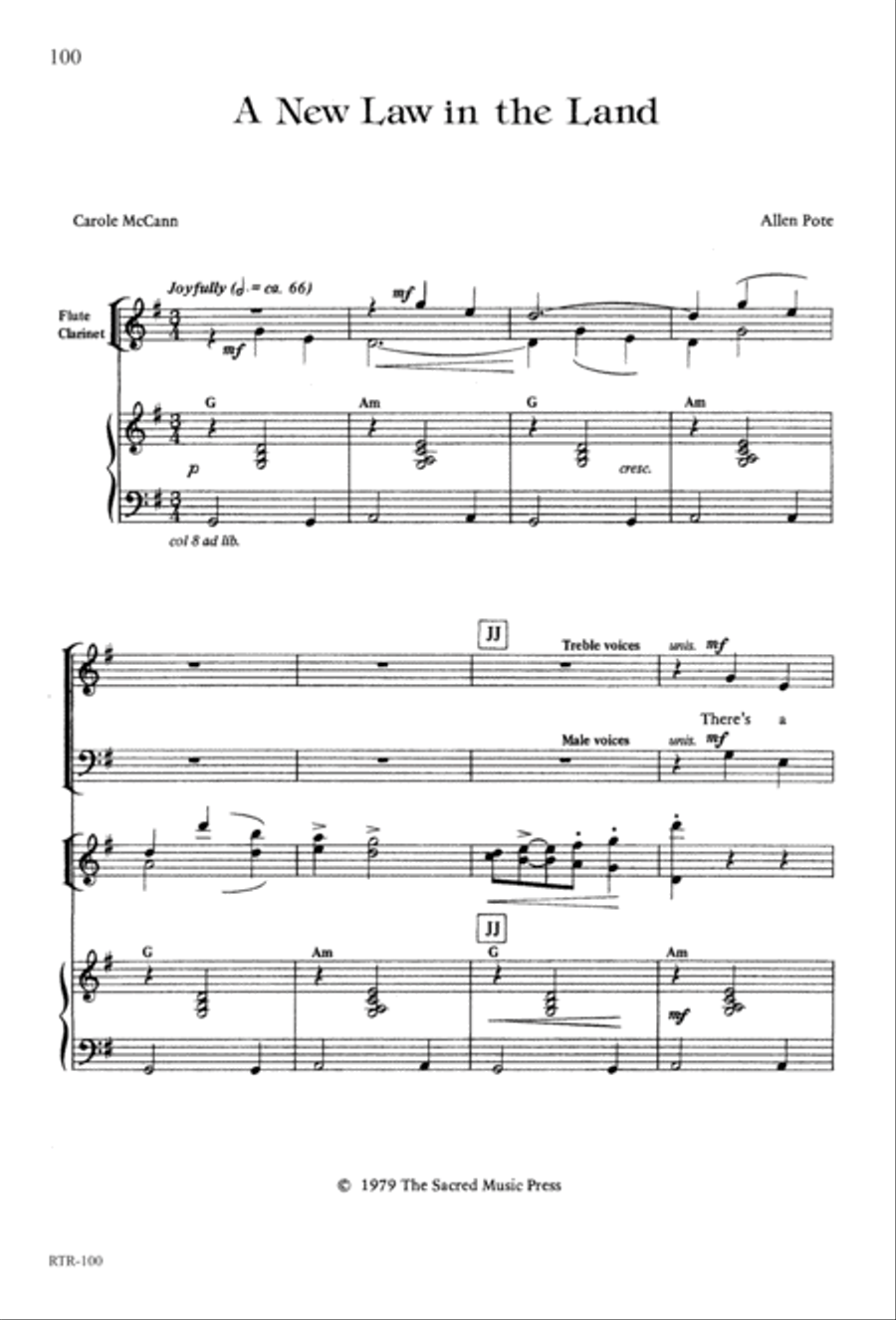 A Reason to Rejoice (Digital Download) 4-Part scores gallery preview page 102