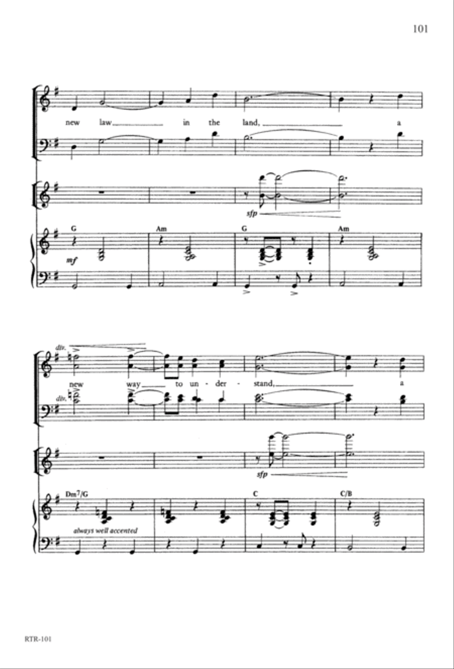 A Reason to Rejoice (Digital Download) 4-Part scores gallery preview page 103