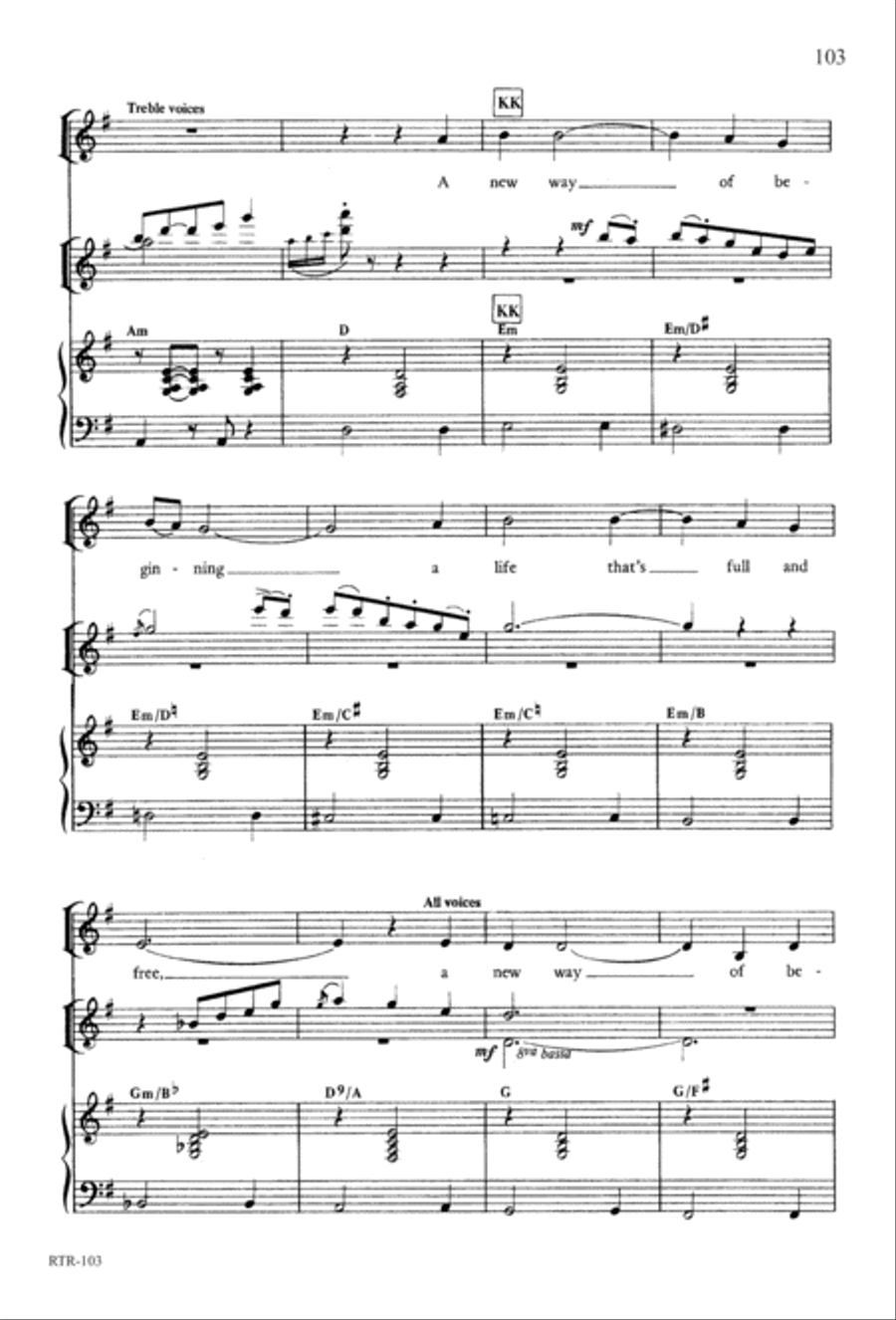 A Reason to Rejoice (Digital Download) 4-Part scores gallery preview page 105