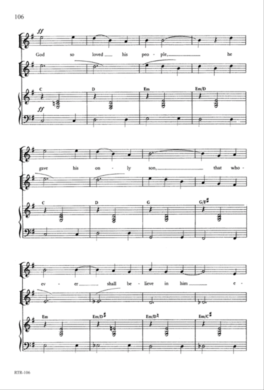 A Reason to Rejoice (Digital Download) 4-Part scores gallery preview page 108