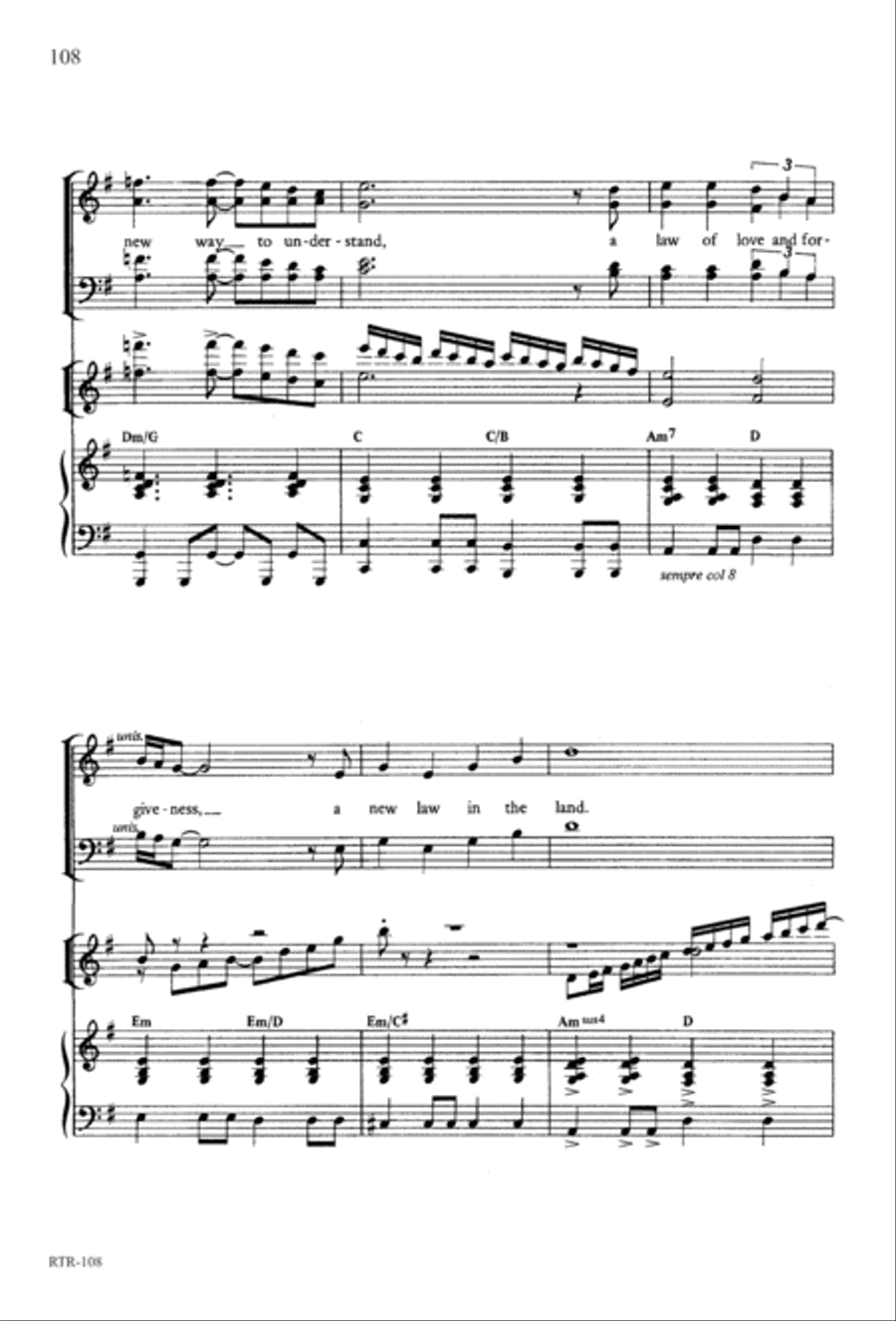 A Reason to Rejoice (Digital Download) 4-Part scores gallery preview page 110
