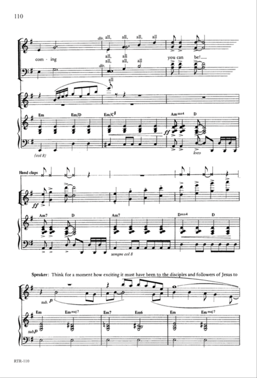 A Reason to Rejoice (Digital Download) 4-Part scores gallery preview page 112