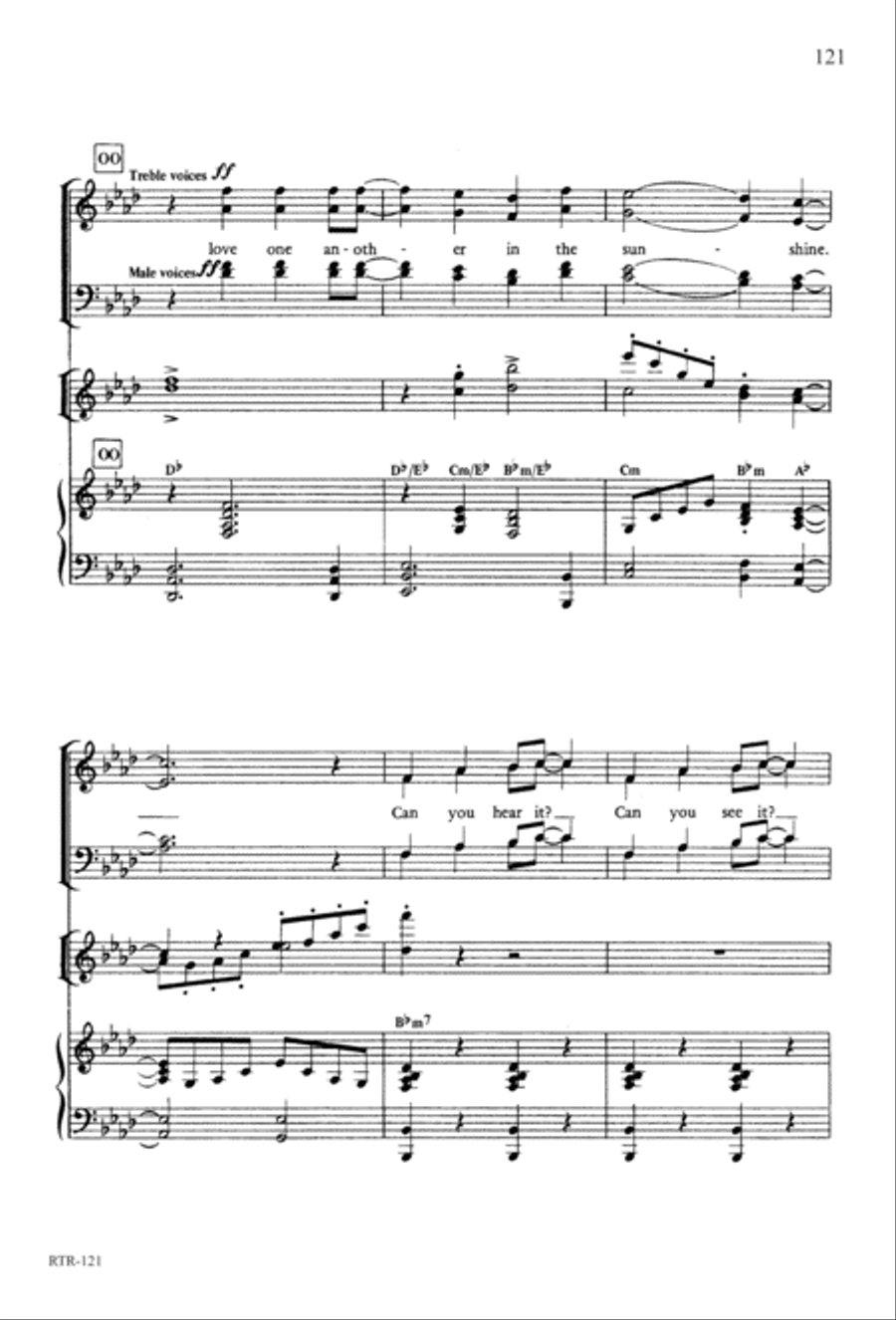 A Reason to Rejoice (Digital Download) 4-Part scores gallery preview page 123