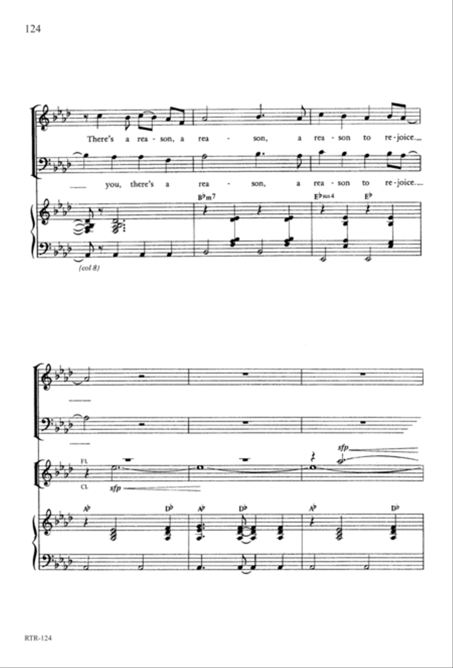 A Reason to Rejoice (Digital Download) 4-Part scores gallery preview page 126