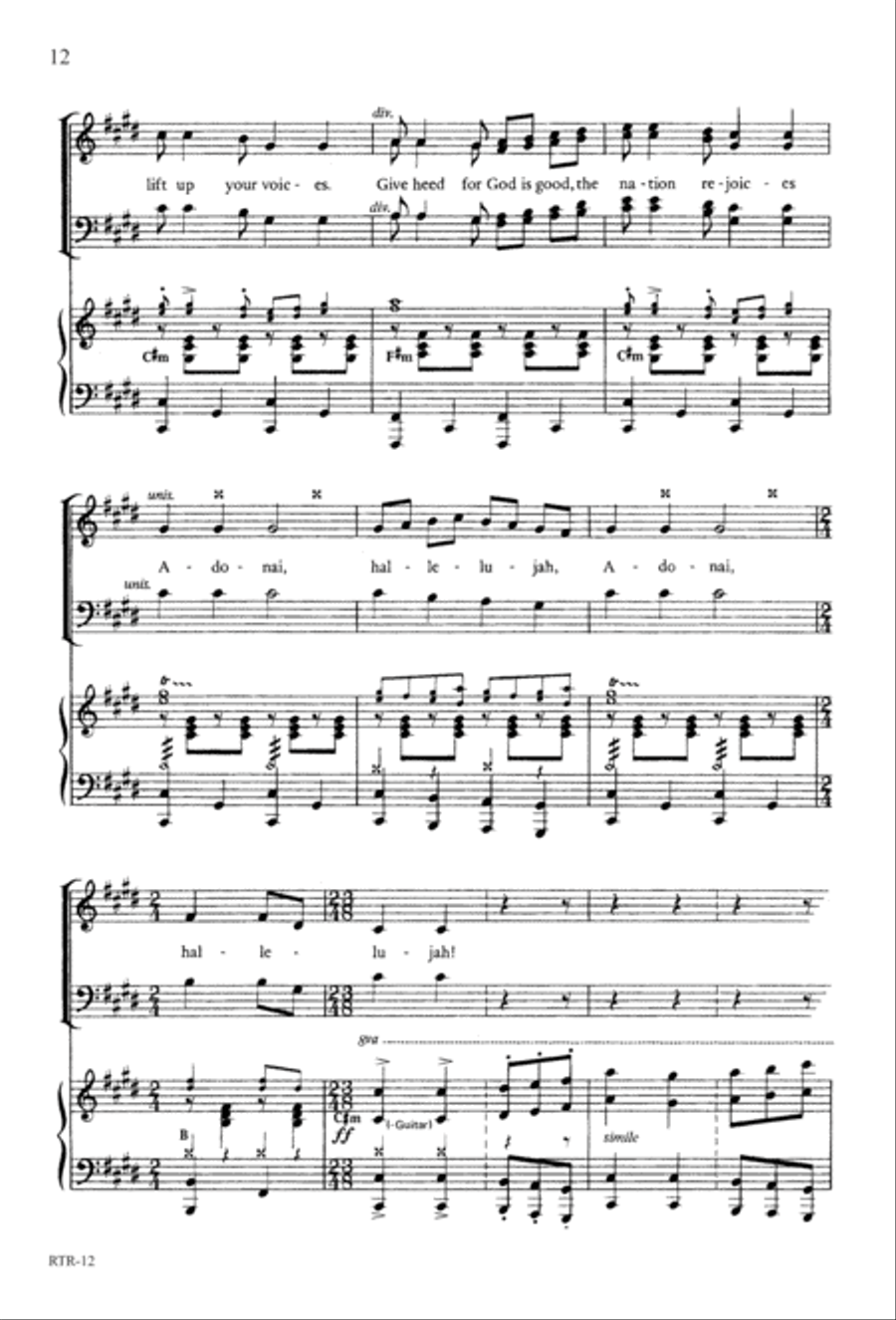 A Reason to Rejoice (Digital Download) 4-Part scores gallery preview page 14