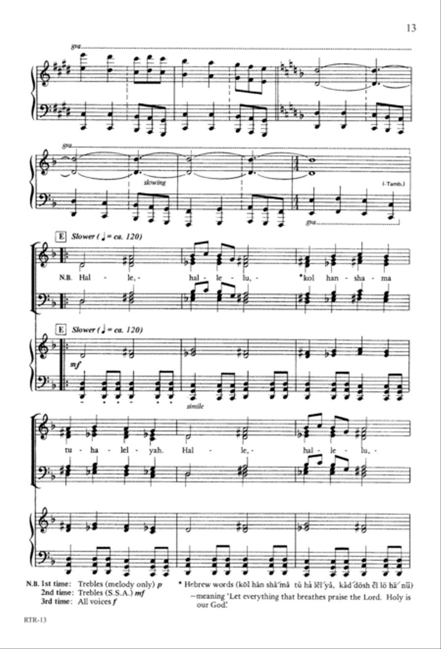 A Reason to Rejoice (Digital Download) 4-Part scores gallery preview page 15