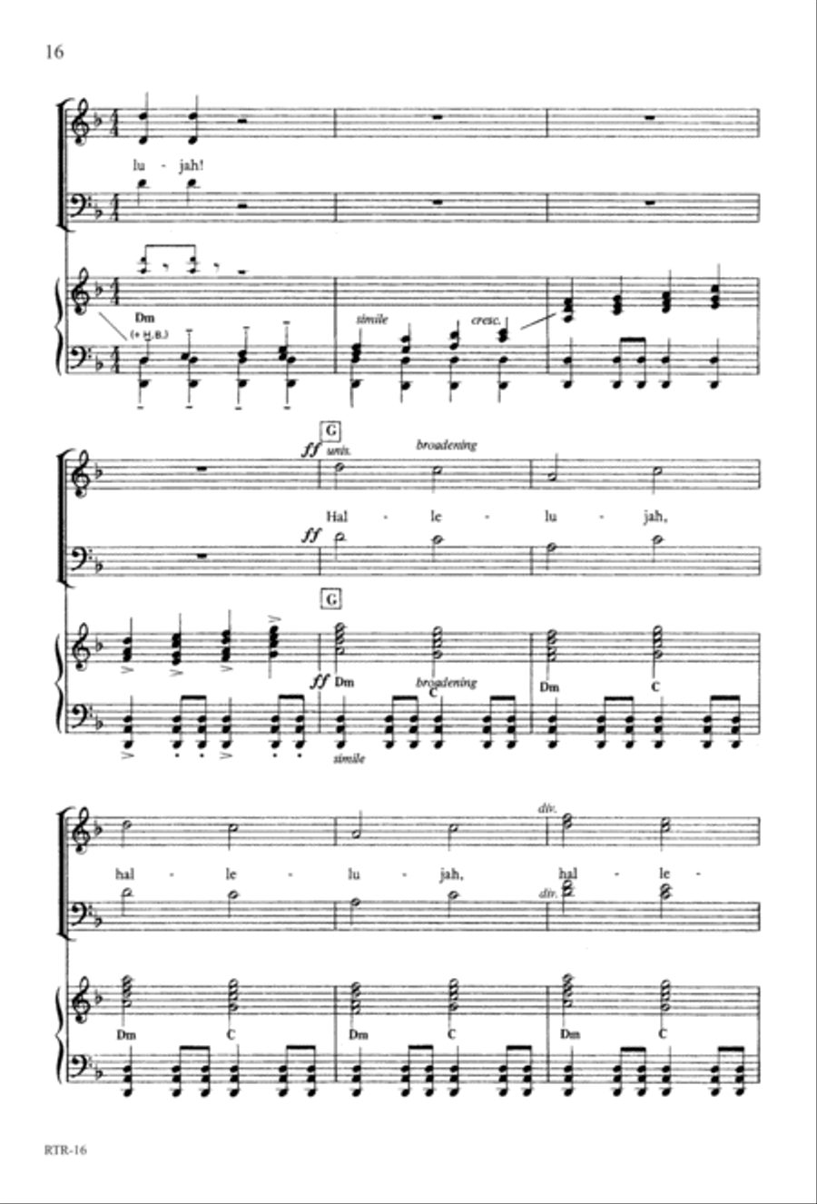 A Reason to Rejoice (Digital Download) 4-Part scores gallery preview page 18