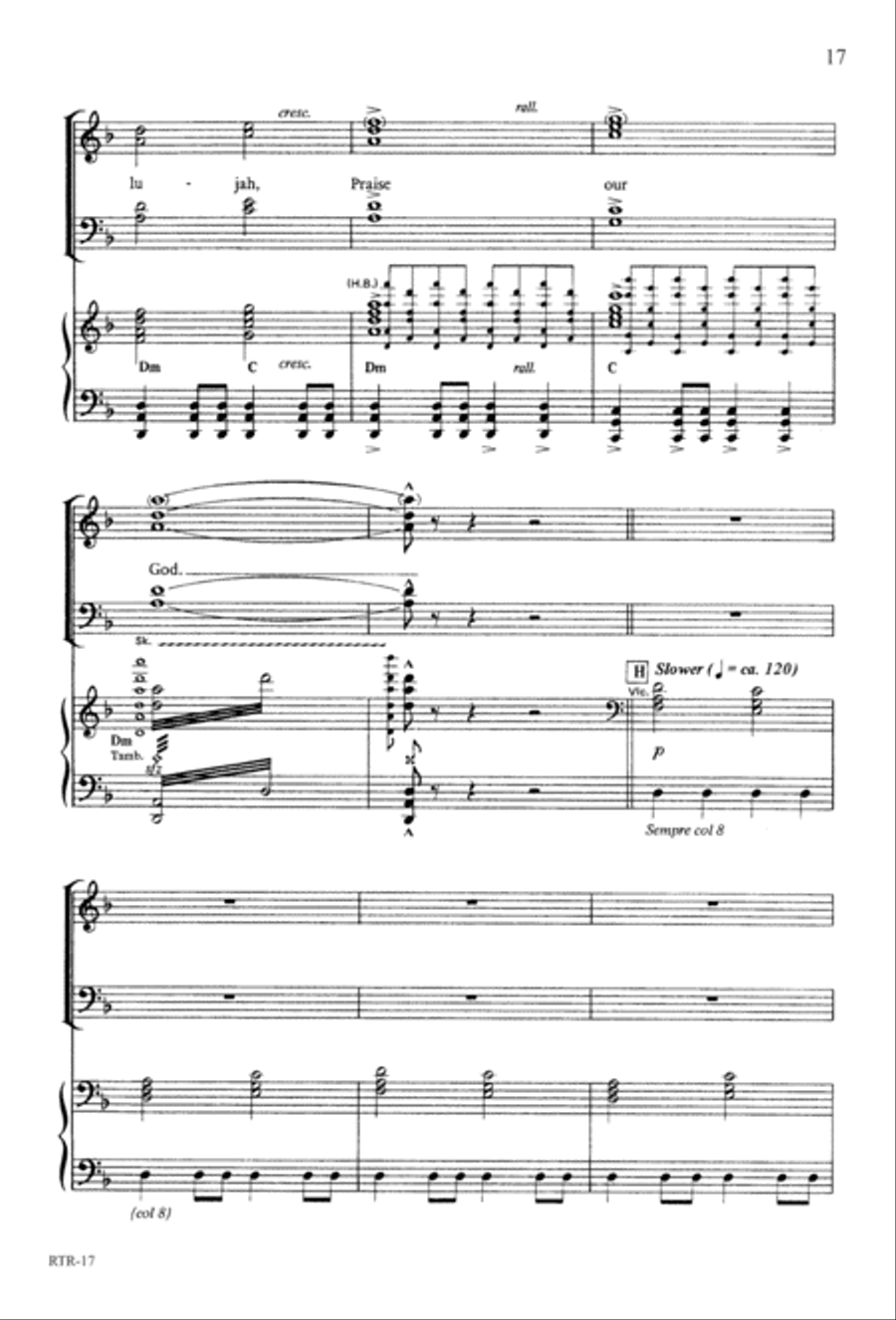 A Reason to Rejoice (Digital Download) 4-Part scores gallery preview page 19
