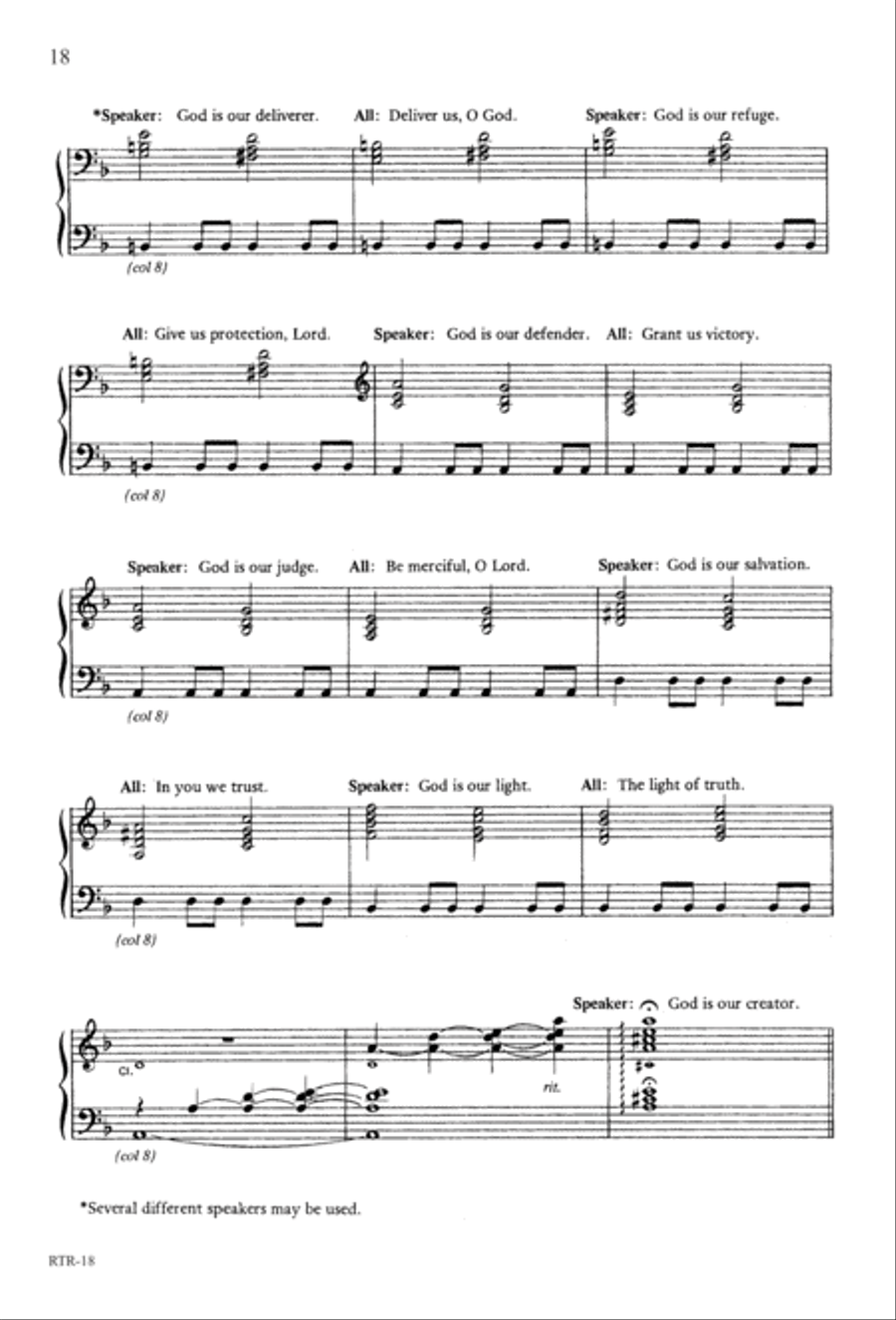 A Reason to Rejoice (Digital Download) 4-Part scores gallery preview page 20