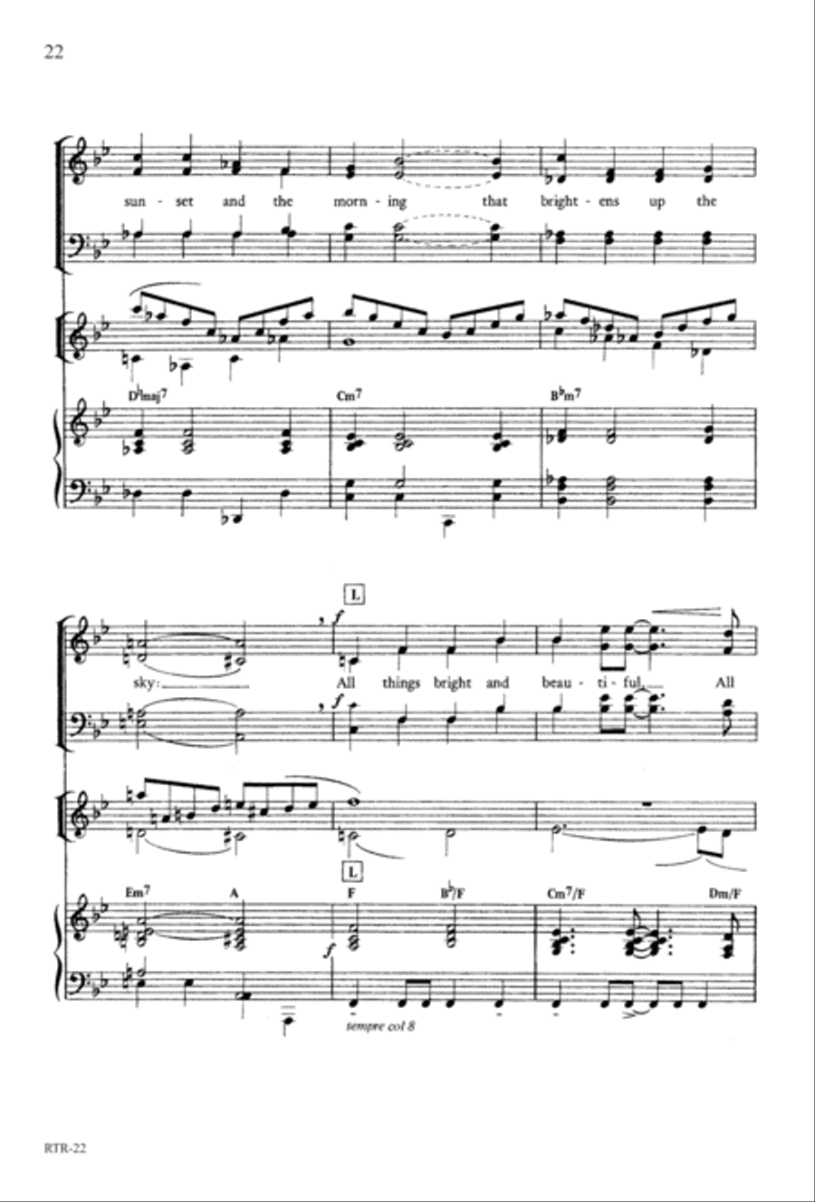 A Reason to Rejoice (Digital Download) 4-Part scores gallery preview page 24