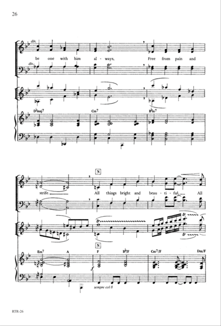 A Reason to Rejoice (Digital Download) 4-Part scores gallery preview page 28